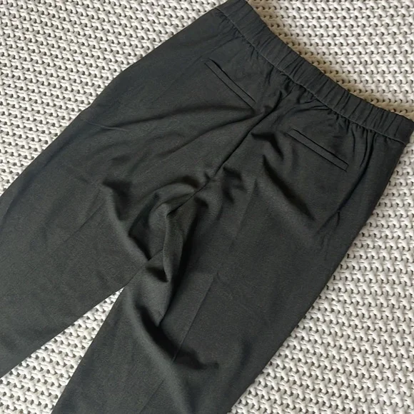 Banana Republic Factory Dark Charcoal Heather Hayden Pant 10 Petite Gray NWOT - Picture 8 of 12